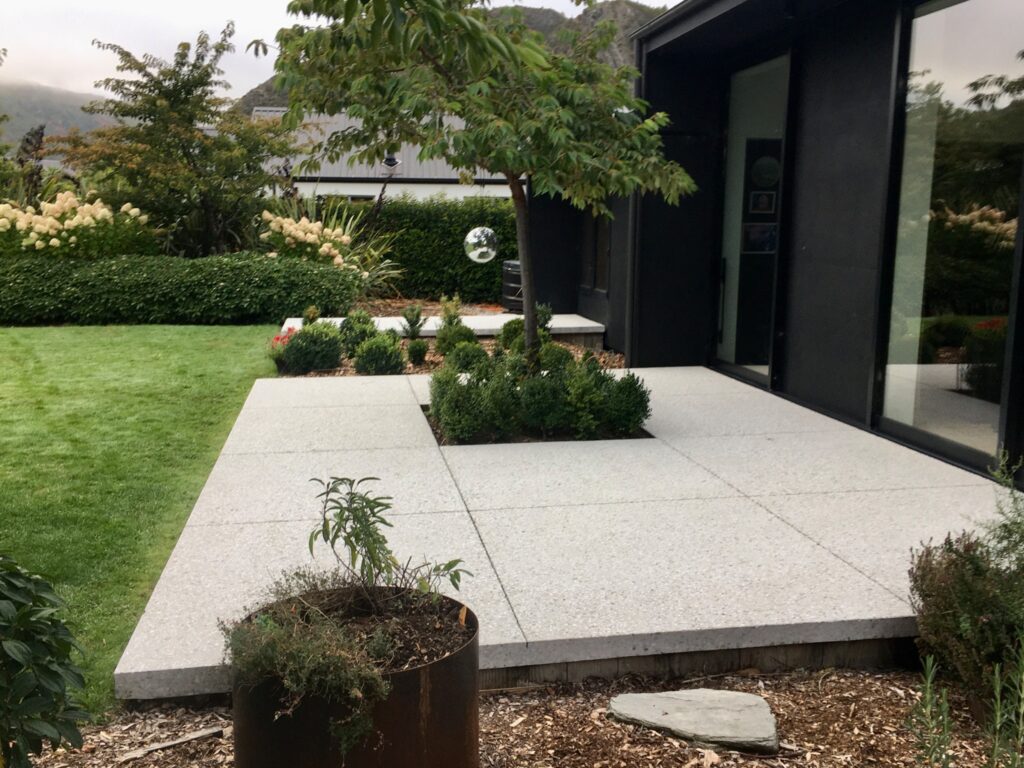 Outdoor polished concrete options nz grinders