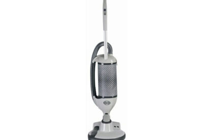 A front on image of a sebo floor polisher