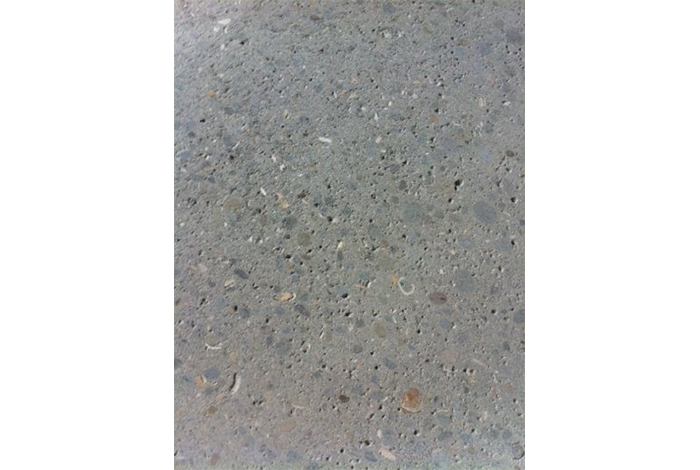 worn pitted concrete