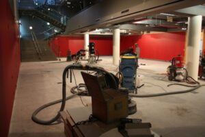 Puke ariki museum new plymouth concrete grinding NZ Grinders