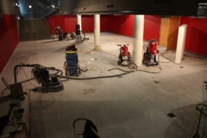 Puke ariki museum new plymouth concrete grinding NZ Grinders