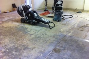 NZ Grinders prep work for flooring Tauranga