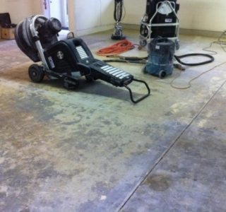 NZ Grinders prep work for flooring Tauranga