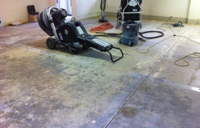 NZ Grinders prep work for flooring Tauranga