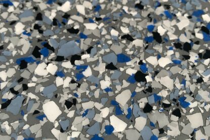 Flake floor coatings