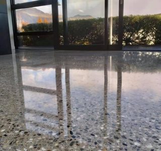 Polished concrete floor wellington NZ Grinders