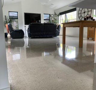 Polished concrete floor NZ Grinders Tauranga Wellington