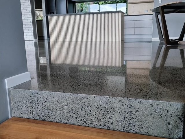 Eco-friendly concrete floor polishing