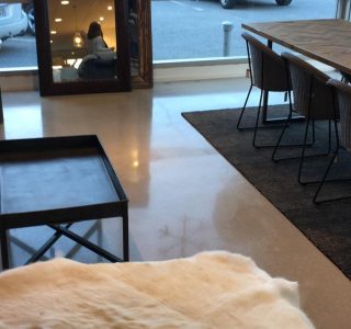 polished concrete lounge floor NZ Grinders Tauranga