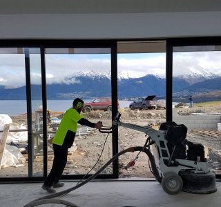 Concrete prep, grind, polish and coat