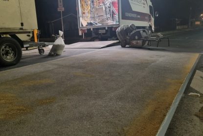 NZ Grinders Tauranga State Highway Bauxite removal