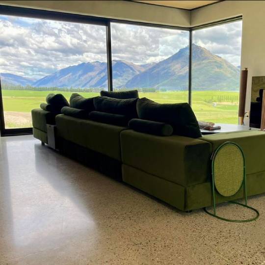 Moderate Medium Stone Exposure Polished Concrete Floor