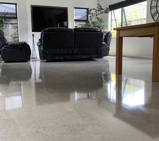 What Colors Go with Salt and Pepper Polished Concrete Floors?