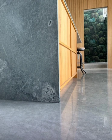 Marble polished concrete floor NZ Grinders Tauranga