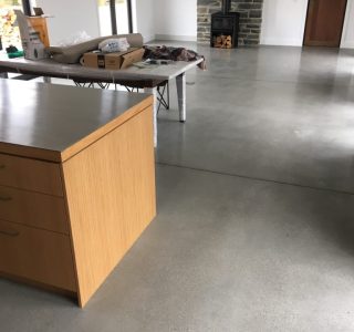 Polished concrete floor Rotorua