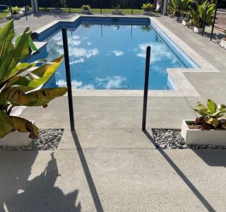 Pool after refurbishment repairs NZ Grinders
